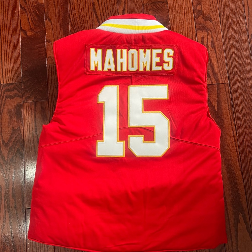 Kansas City Cheifs Patrick Mahomes #15 Puffer Vest